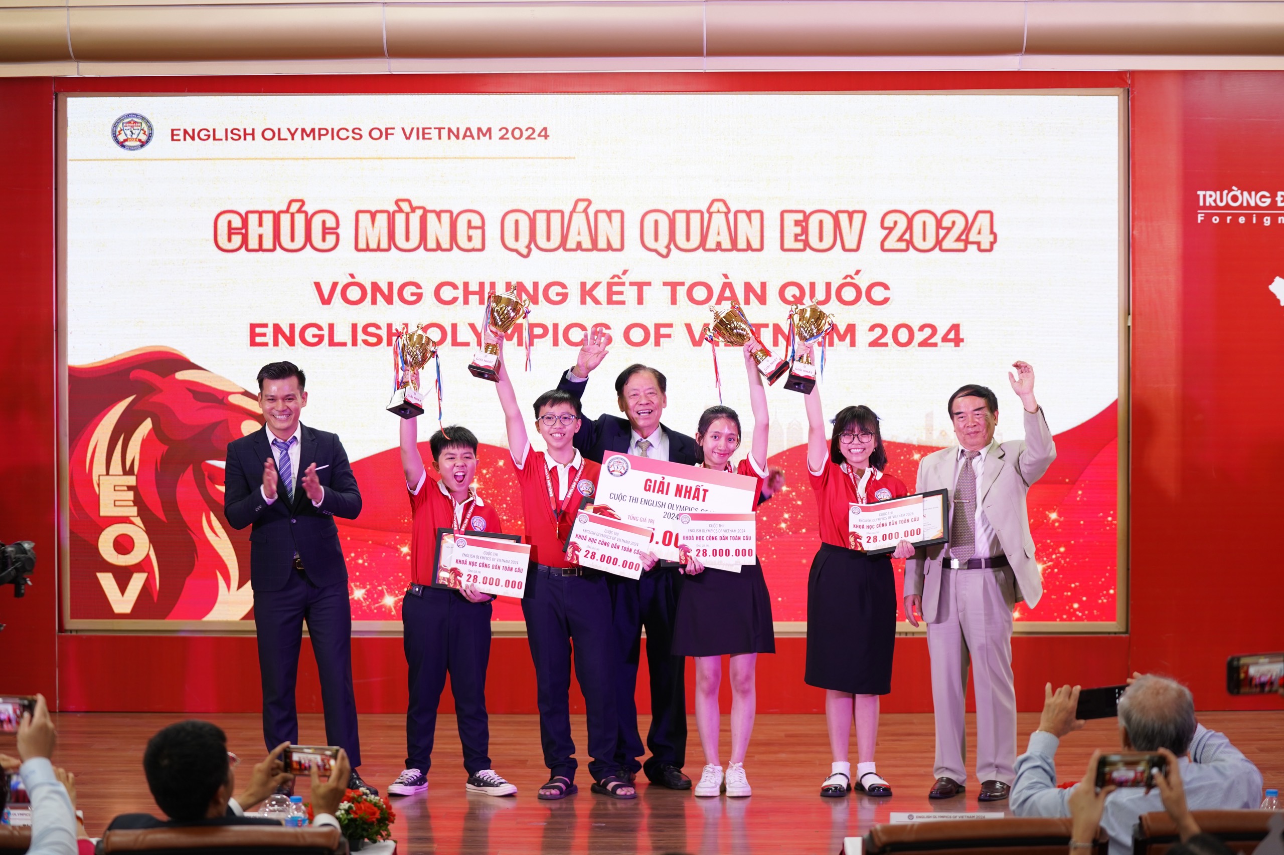 English Olympics of Vietnam (EOV) 2024: Cuộc thi tiếng Anh thú vị dành cho học sinh từ 8 đến 18 tuổi